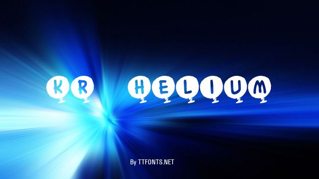 KR Helium example